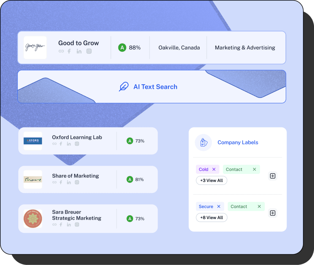 Header Website AI semantic search
