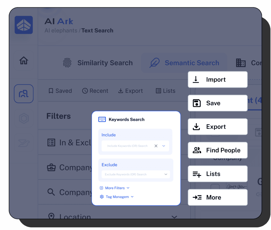 Second AI TEXT search