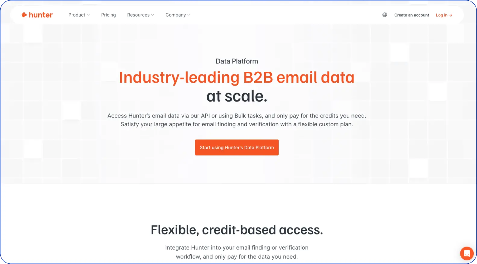 Top 7 B2B Email List Providers : Hunter.io